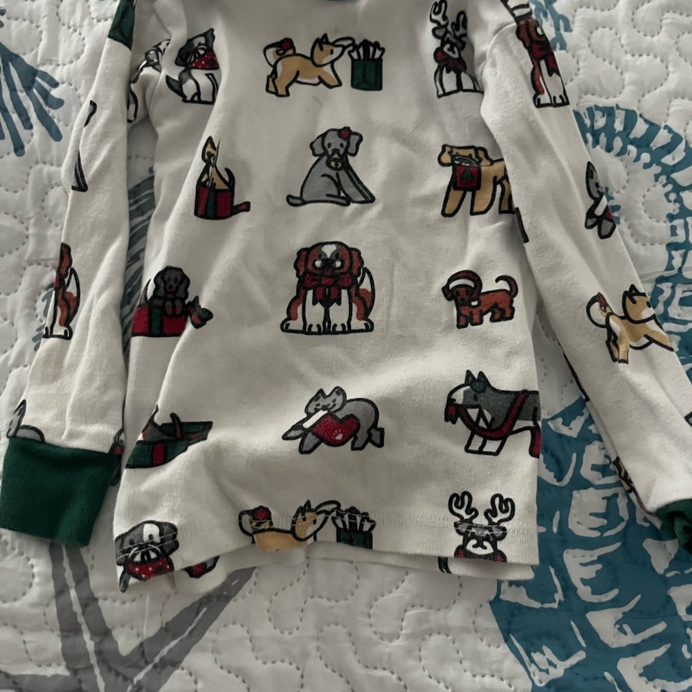 Monica + Andy Dog Print Long Sleeve set